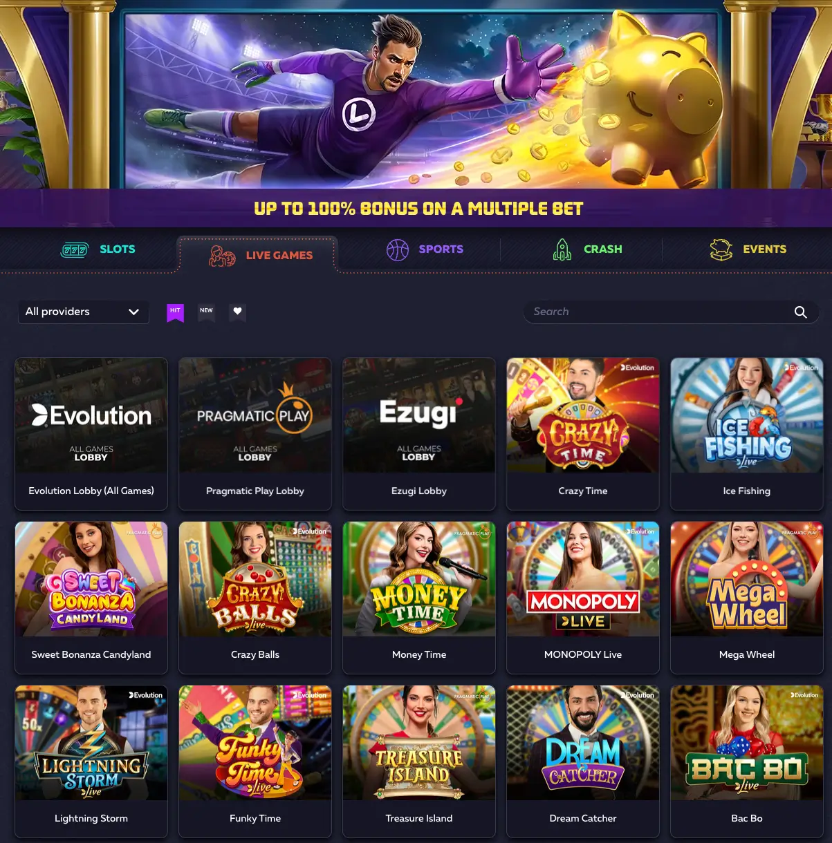 Kasyno na żywo Vavada – Evolution Gaming, Ezugi, Blackjack, Ruletka i Crazy Time 24/7